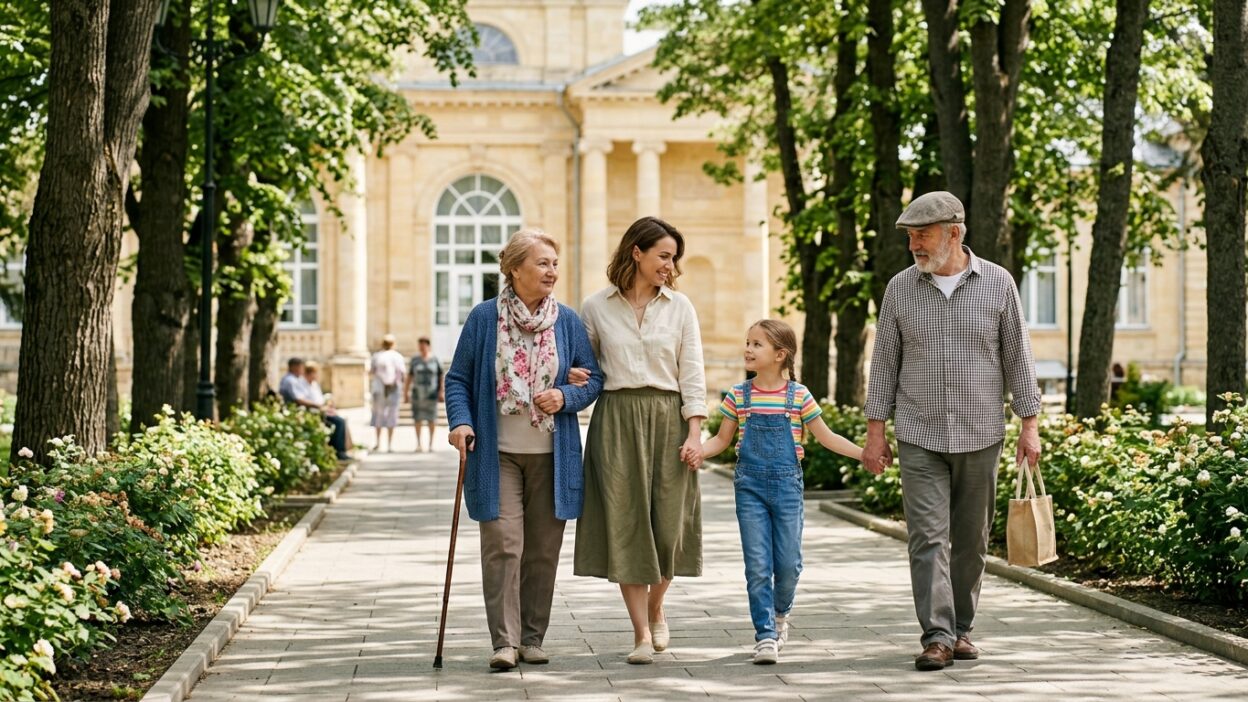 Отдых в санатории для трёх поколений семьи